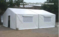 6m Width White Military Army Tent Waterproof Pvc Cover With Screen Windows